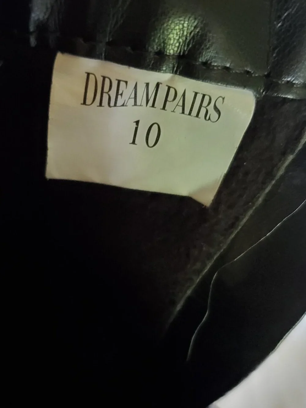 Dream Paris Black Girl's Mid Calf Moto Decorative Buckle Straps Boots SZ 10